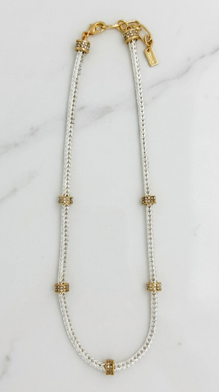 Maya short necklace | Silver/Gold