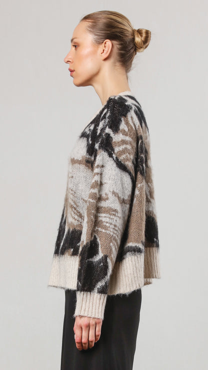 Eccentric jumper (Stone/Taupe) by Religion