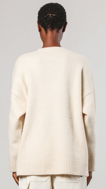 Revolution jumper (Winter White) by Religion