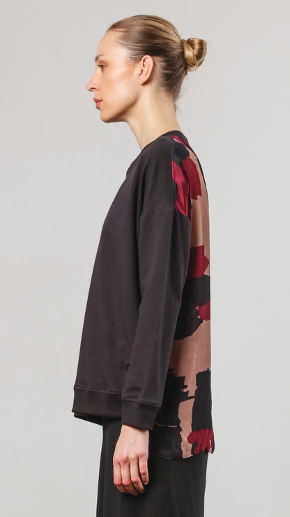 Orion silky back-print Sweatshirt (Cloak) by Religion