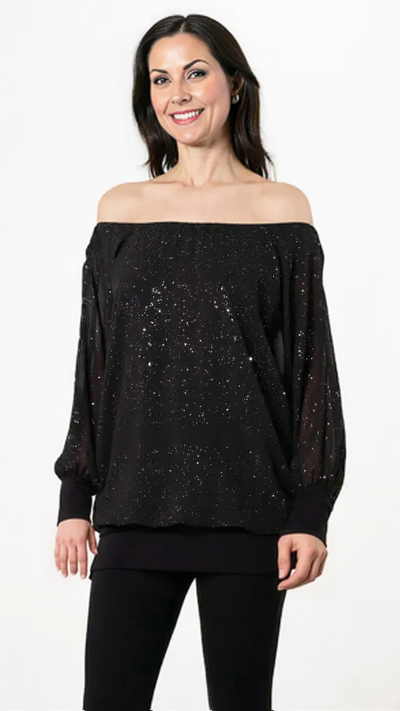 Sparkle chiffon magic top | 4 Colours