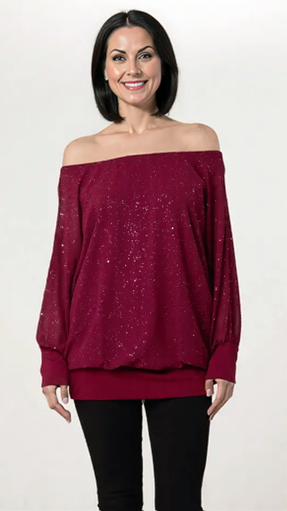 Sparkle chiffon magic top | 4 Colours