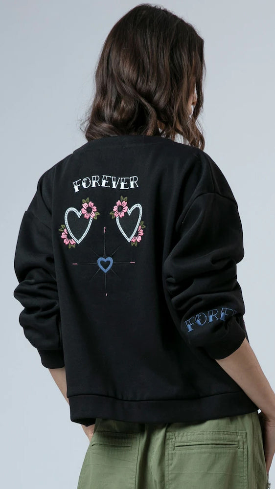 Love Cardigan | Black/Pink/Blue | by Religion