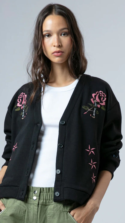 Love Cardigan | Black/Pink/Blue | by Religion