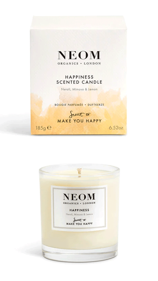 Neom organics 1-wick candle (3 luxury natural scents)