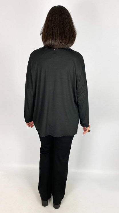Essential v-neck LS top | 4 Colours