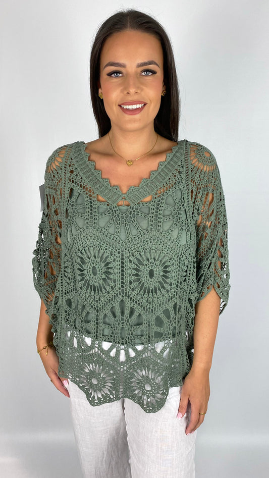 Crochet top & cami set | 9 Colours