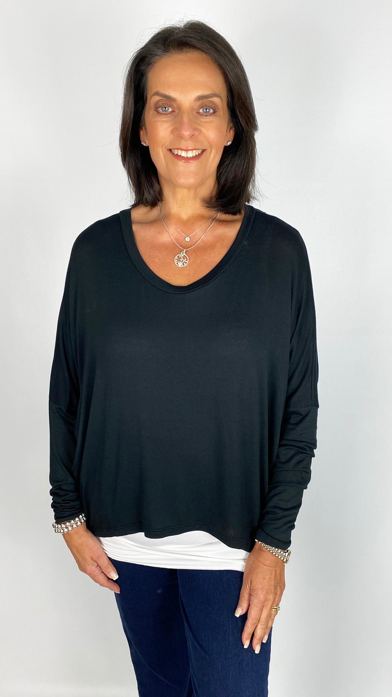 Hi-low long sleeve top | 8 Colours | last 1s