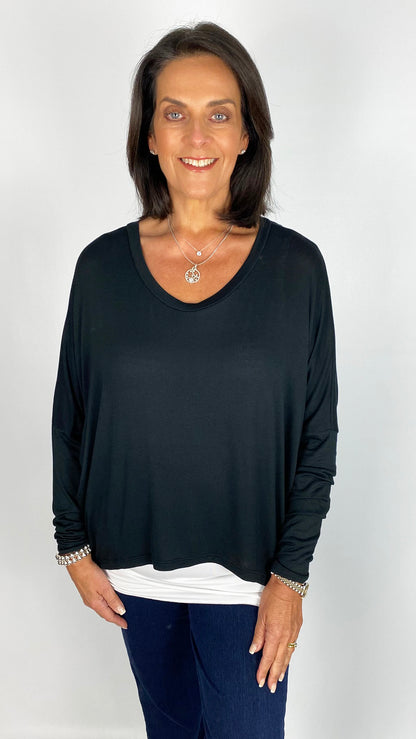 Hi-low long sleeve top | 8 Colours | last 1s