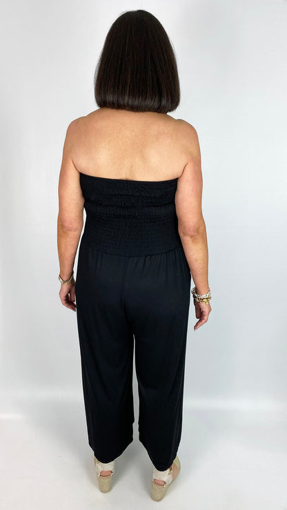 Jersey bandeau jumpsuit | 2 Colours