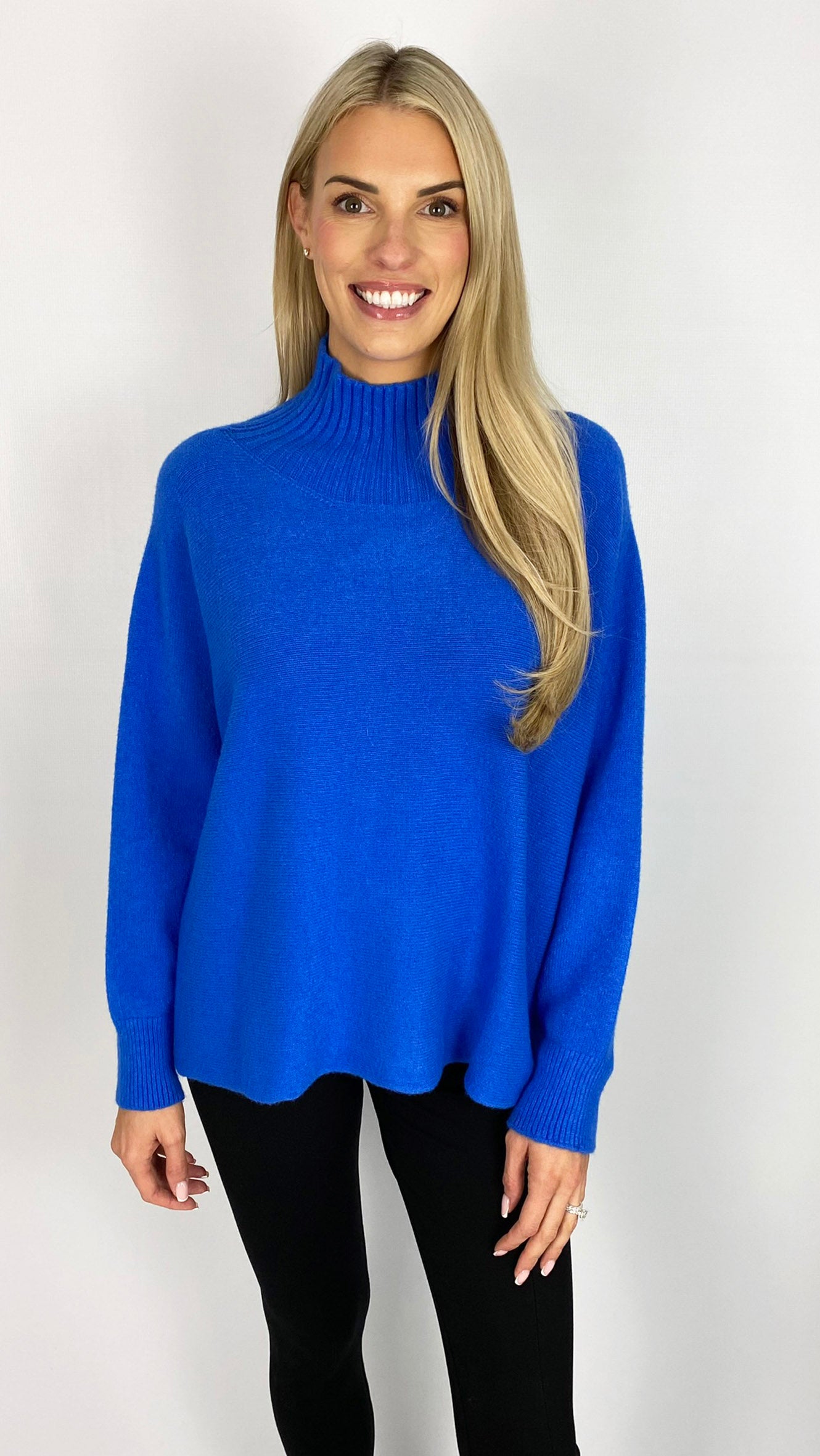 Ribbed turtle neck long sleeve jumper (5 Colours)