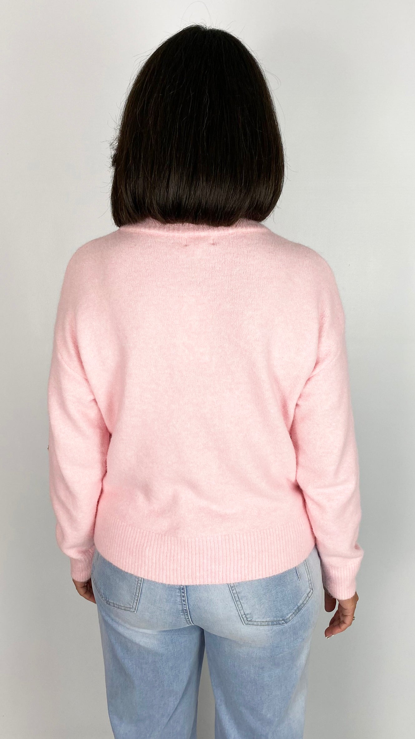 Ultra soft gold multi heart cardigan | 2 Colours