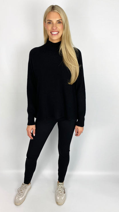 Ribbed turtle neck long sleeve jumper (5 Colours)