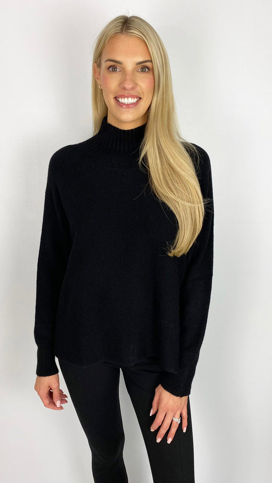 Ribbed turtle neck long sleeve jumper (5 Colours)