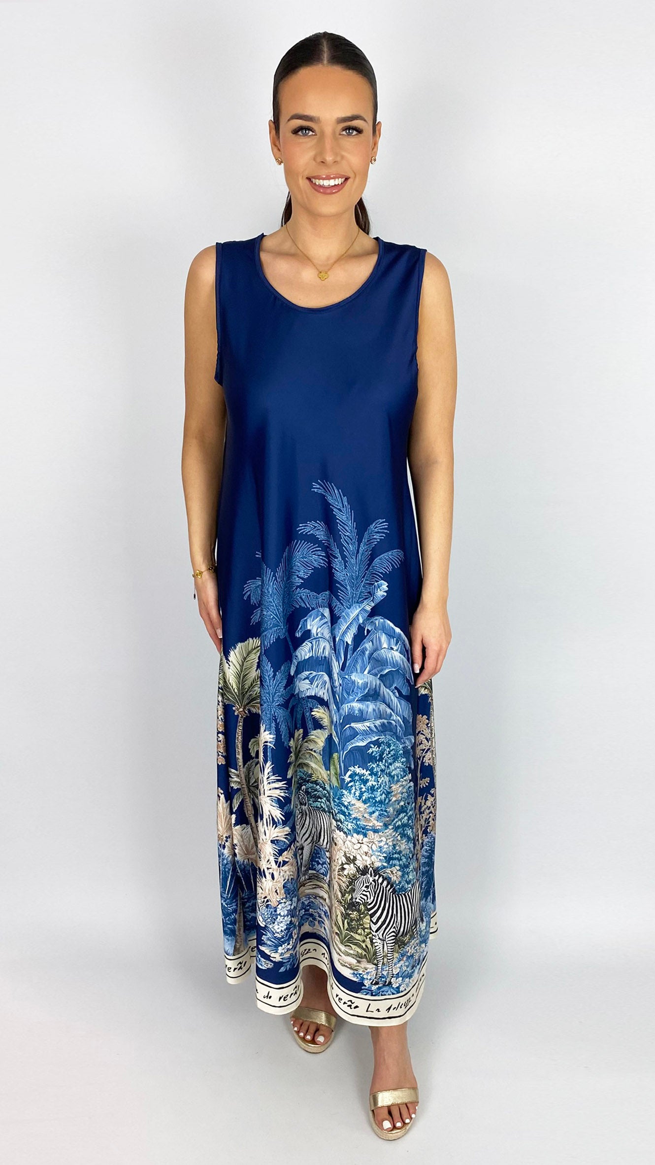 Safari print satin dress| 6 Colours