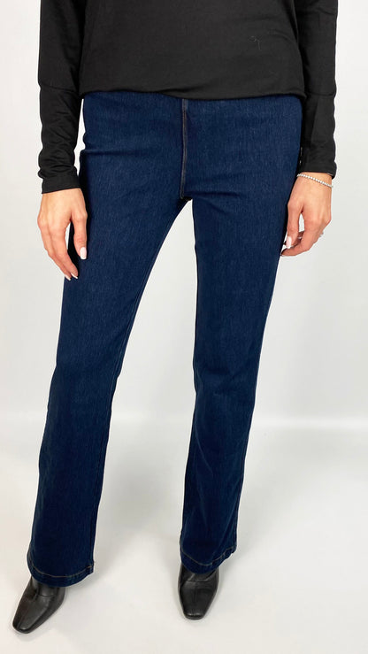 Bootcut Denim Lysse Leggings (Indigo)