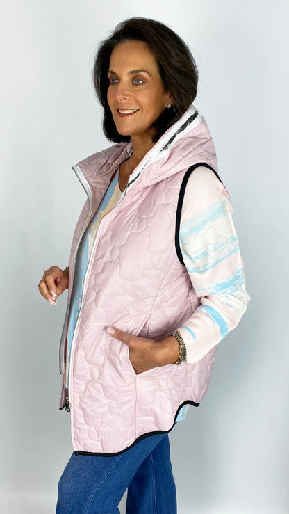 Lightweight quilted hooded gilet | 4 Colours