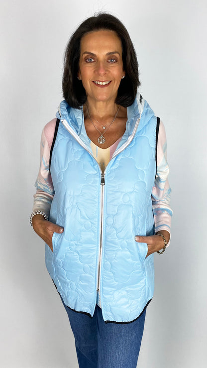 Lightweight quilted hooded gilet | 4 Colours