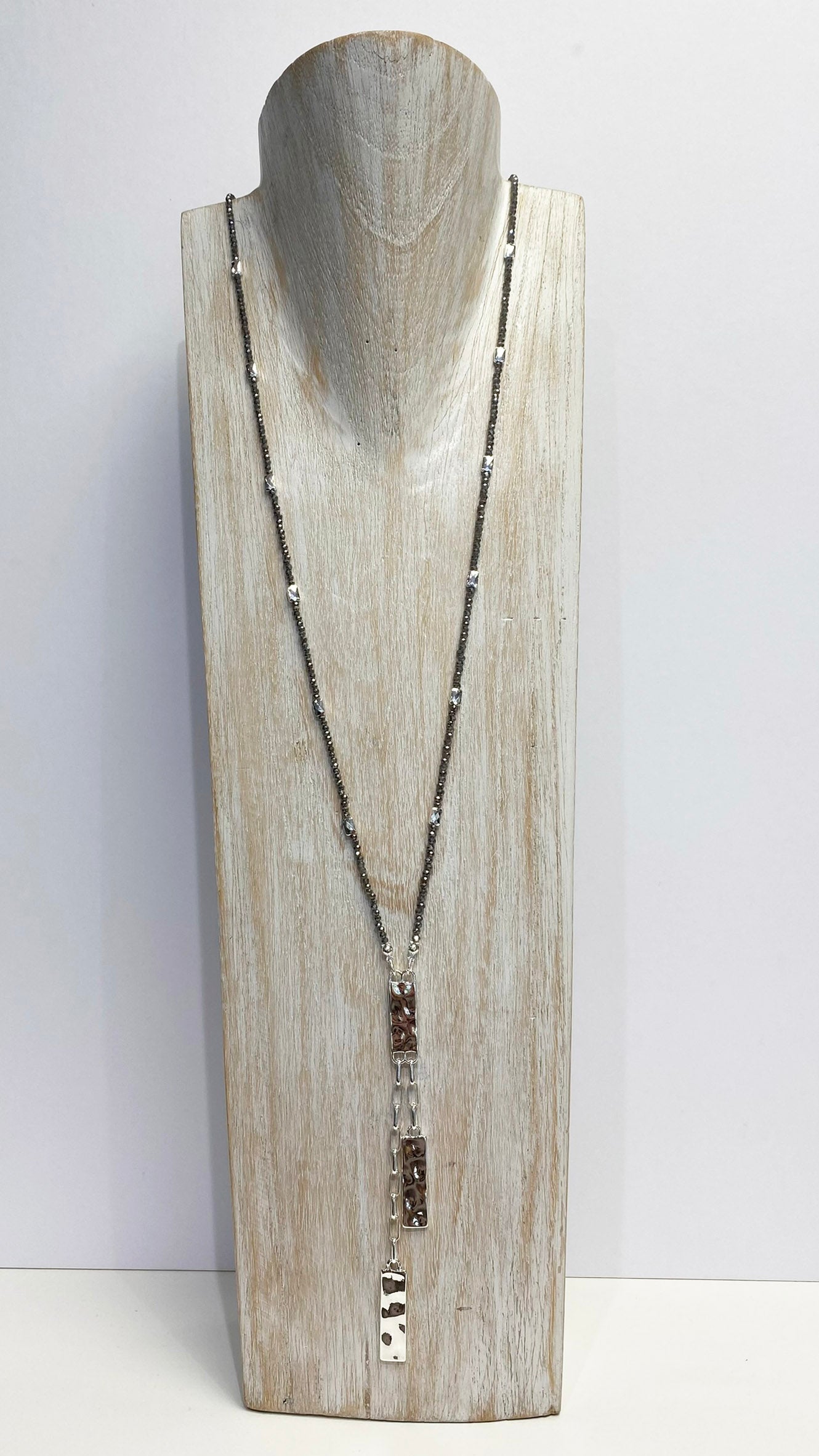 Ava long necklace (Silver)