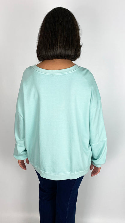 Exposed seam sweatshirt | 4 Colours