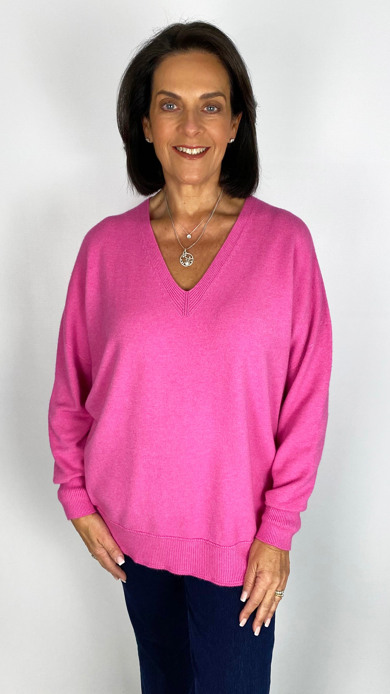 My ribbed edged v-neck jumper | 3 Colours | last 1