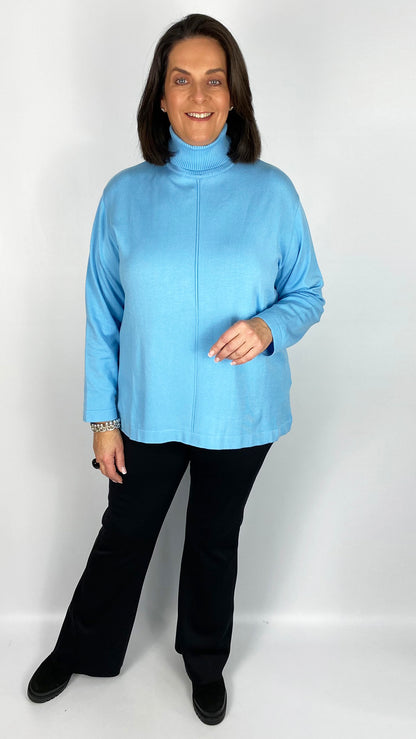 Centre-seam rollneck jumper by Mat (3 Colours)