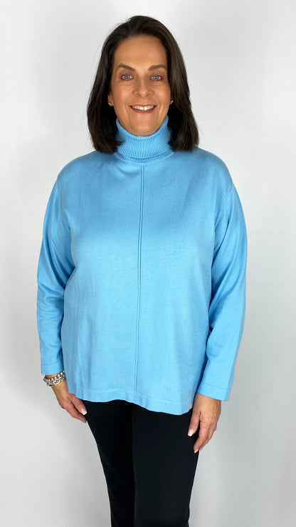 Centre-seam rollneck jumper by Mat (3 Colours)