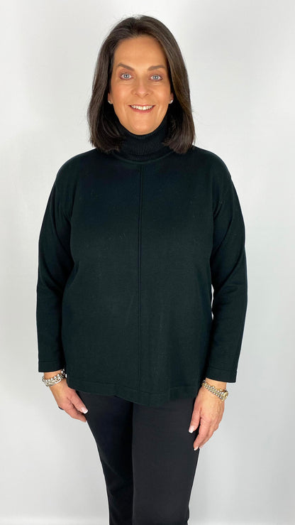 Centre-seam rollneck jumper by Mat (3 Colours)