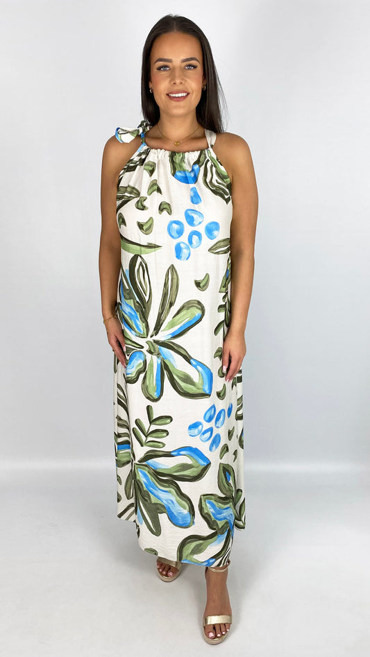 Halterneck print sundress | 2 Colours | last 1