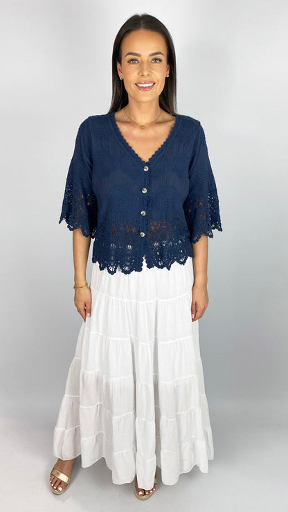 Tiered maxi skirt | 4 Colours