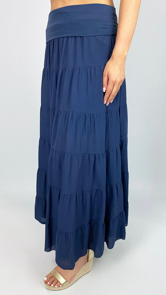 Tiered maxi skirt | 4 Colours
