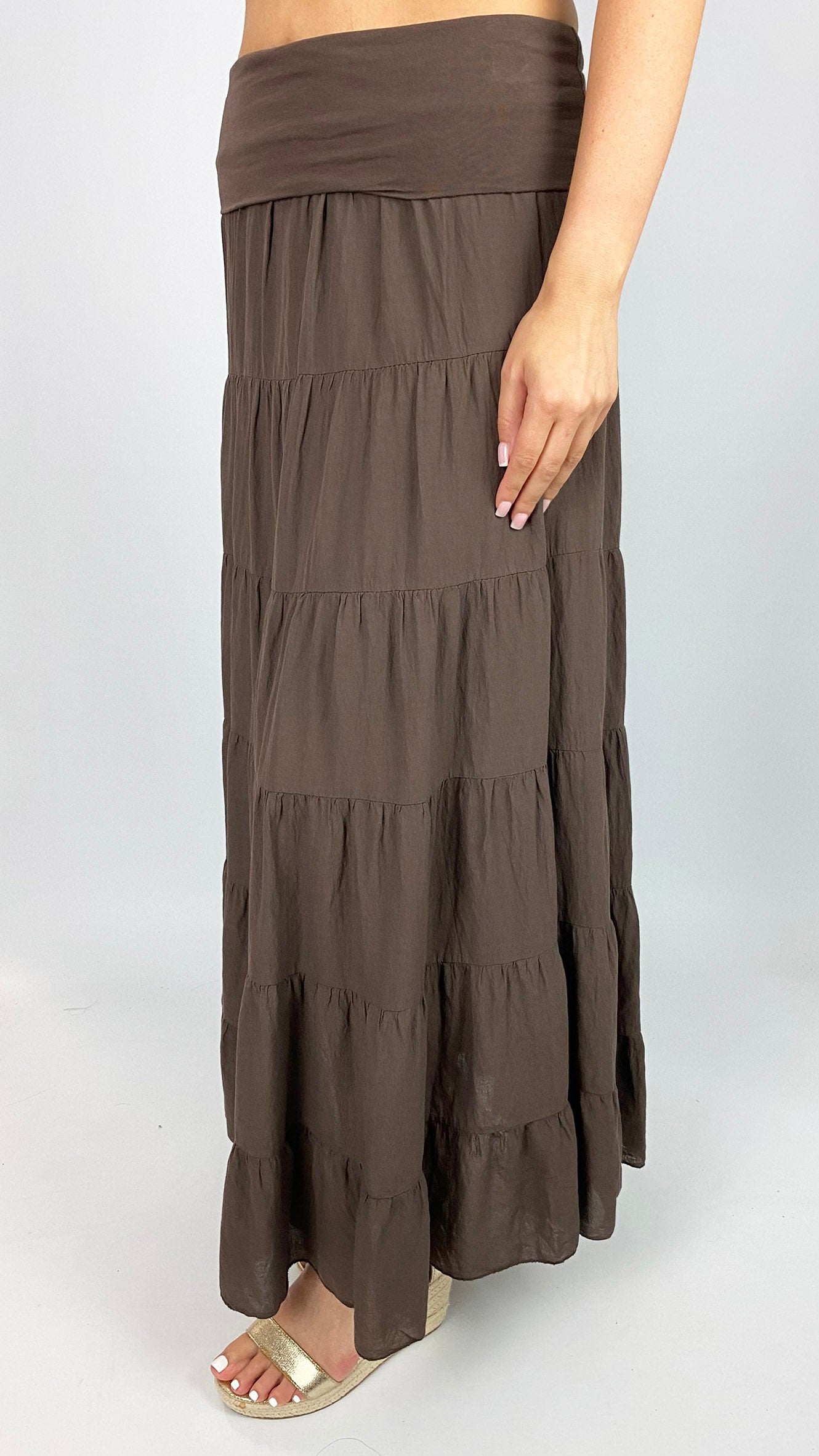Tiered maxi skirt | 4 Colours