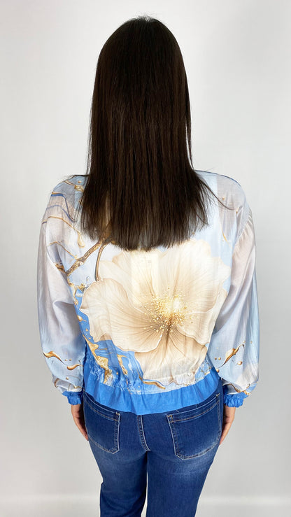 Zip-through bomber jacket | 3 Print Colours