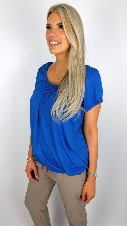 Gathered Short-sleeve Top (11 Colours) - back in!
