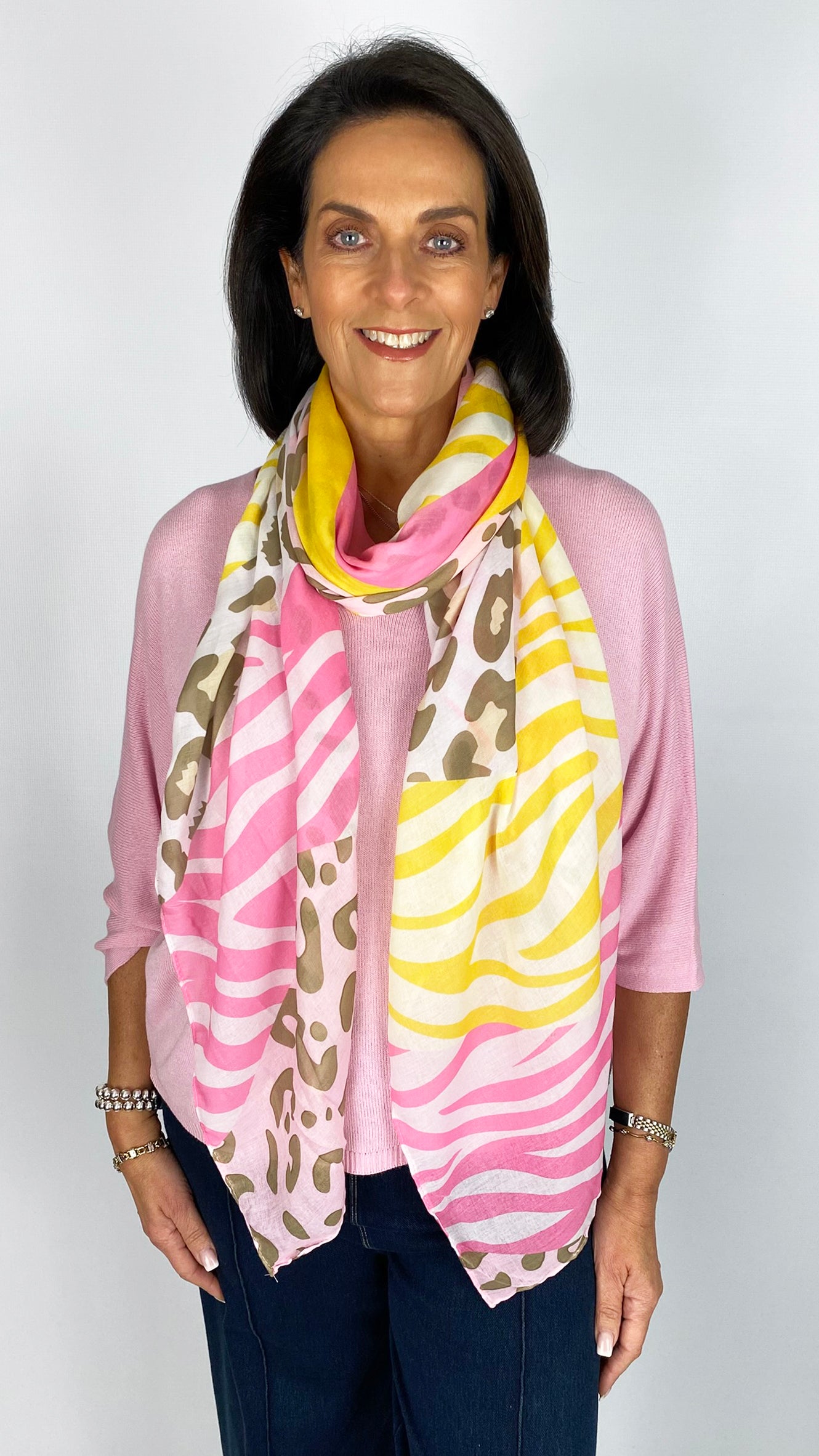 Lightweight animal print scarf | 3 Colours