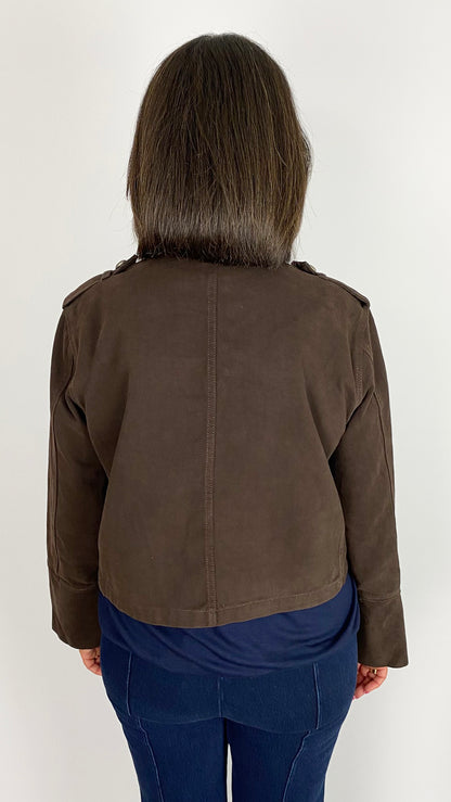 Military style cotton denim jacket | 2 Colours |2 Sizes