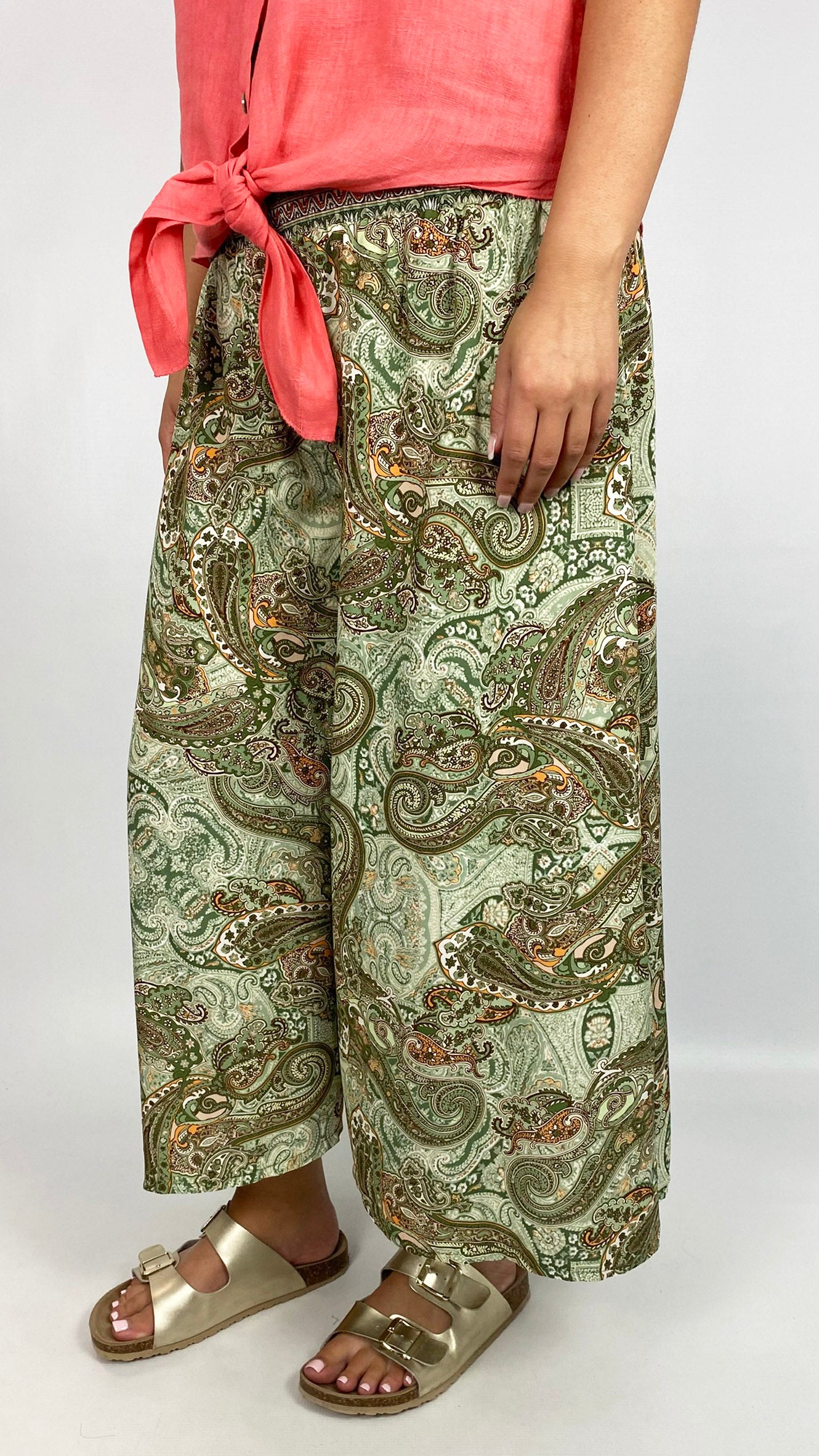 Print culotte pull-on pants | 4 Prints