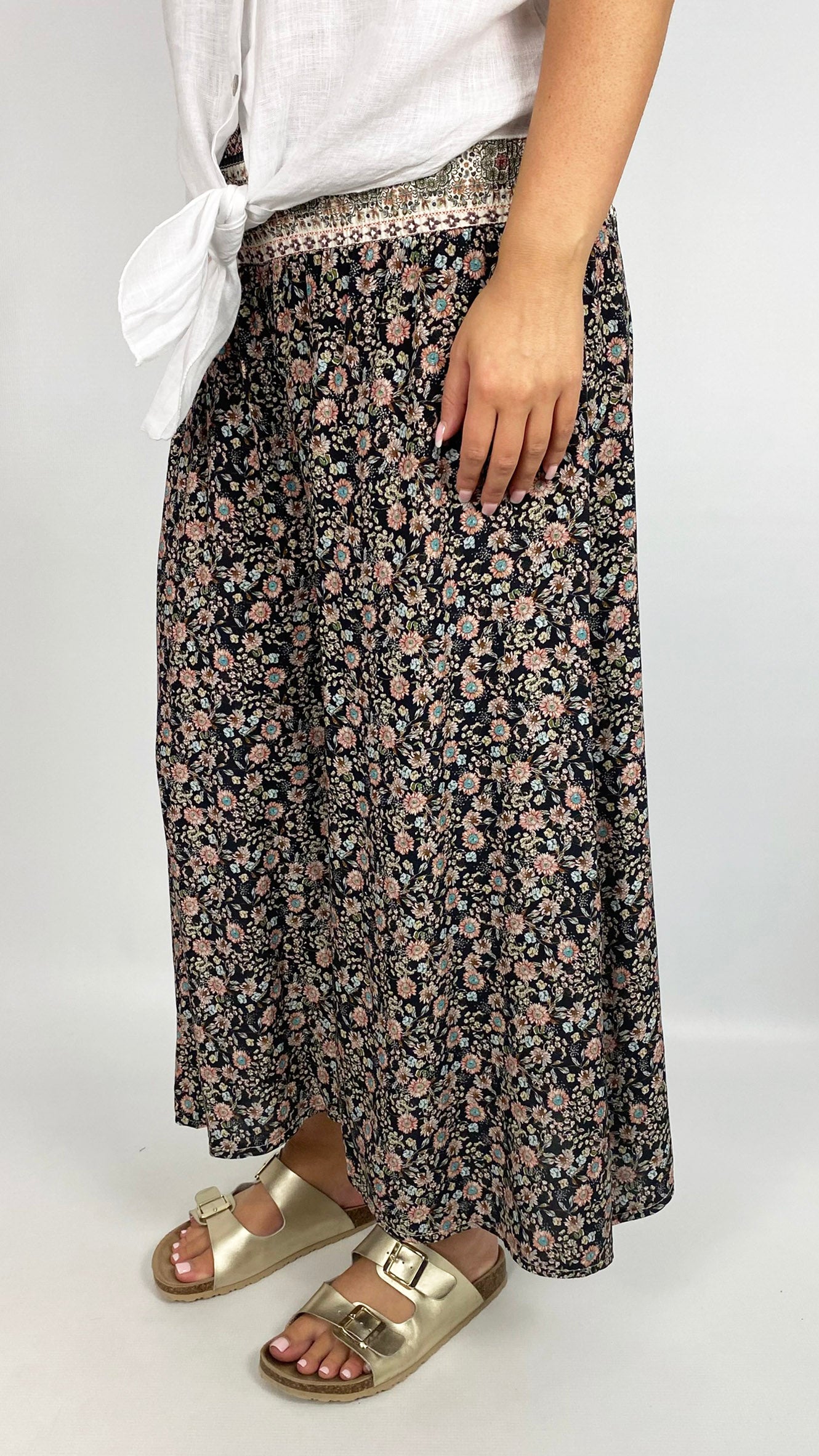Print culotte pull-on pants | 4 Prints