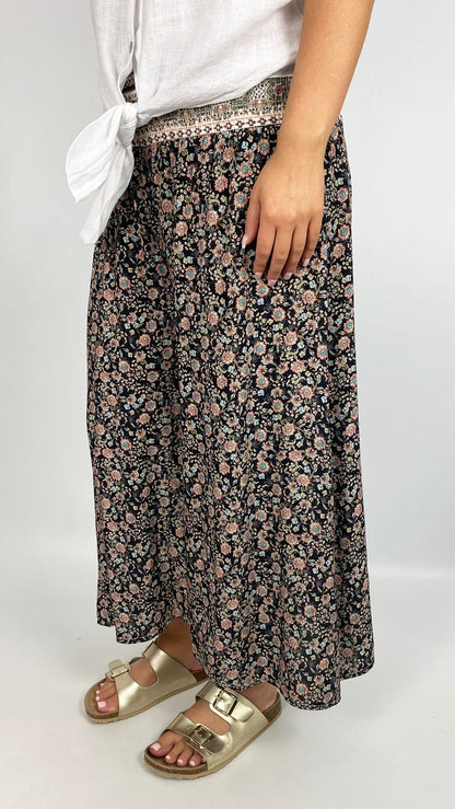 Print culotte pull-on pants | 4 Prints