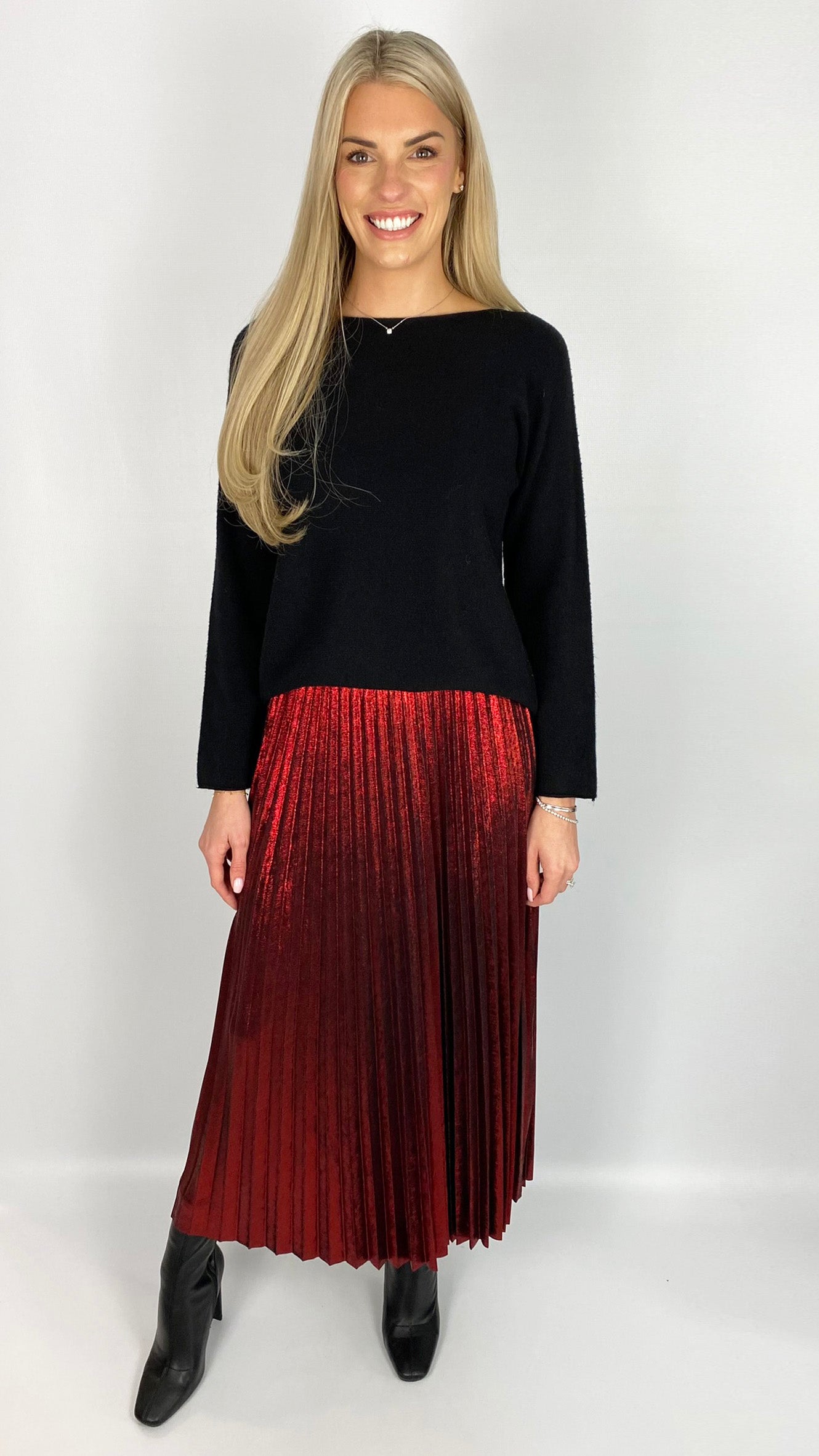 Foil pleated skirt (4 Colours) - 2 new colours!