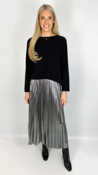 Foil pleated skirt (4 Colours) - 2 new colours!