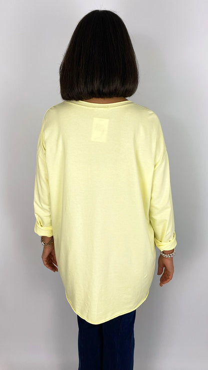 Star motif oversized lightweight sweatshirt | 3 Colours