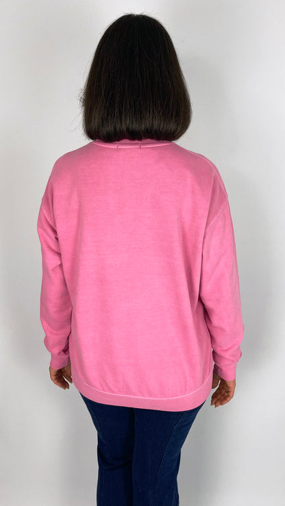 Crew neck "San Francisco" fleece lined sweatshirt | 2 Colours