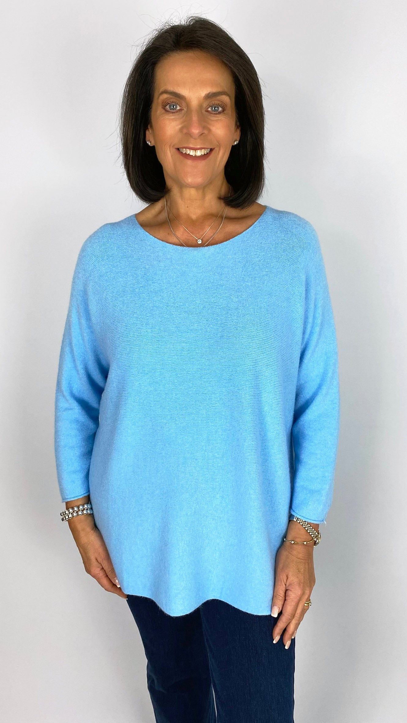 Round neck ultra-soft oversized jumper | 5 Colours