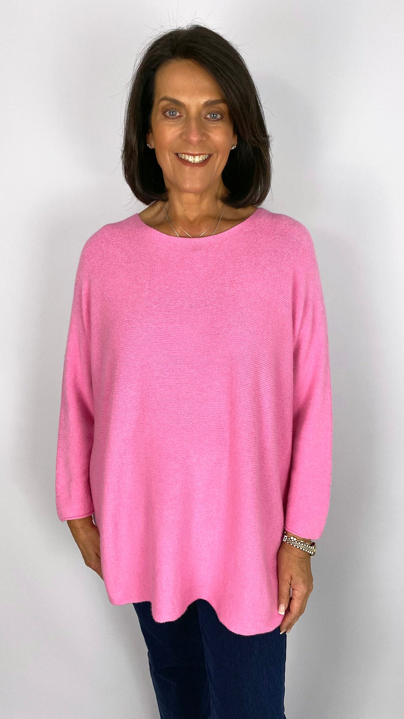 Round neck ultra-soft oversized jumper | 5 Colours