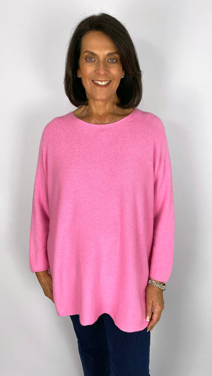 Round neck ultra-soft oversized jumper | 5 Colours