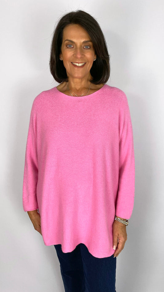 Round neck ultra-soft oversized jumper | 5 Colours