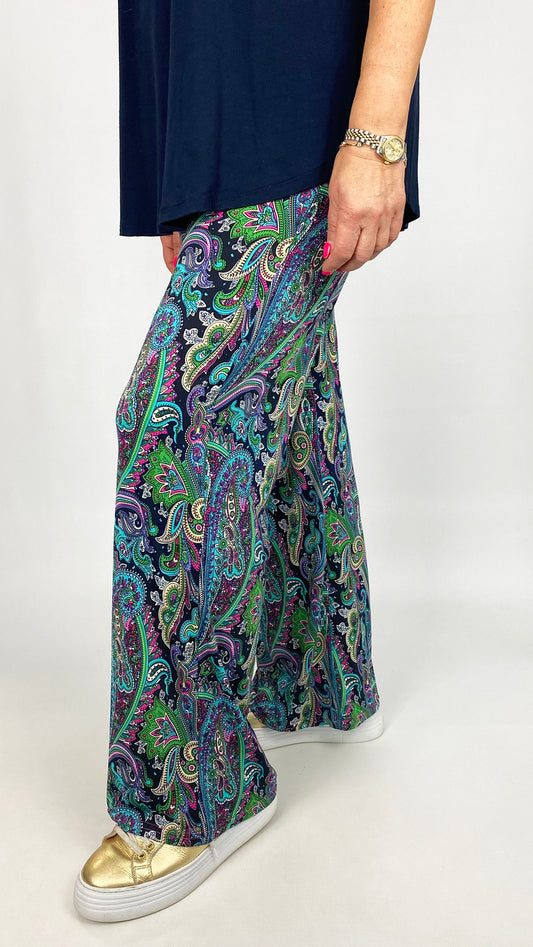 Crease free print palazzo pant | 3 Colours