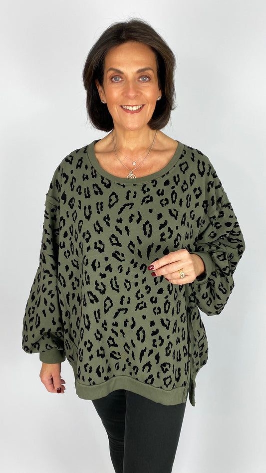 Velour AP exposed seam oversized sweatshirt | 5 Colours