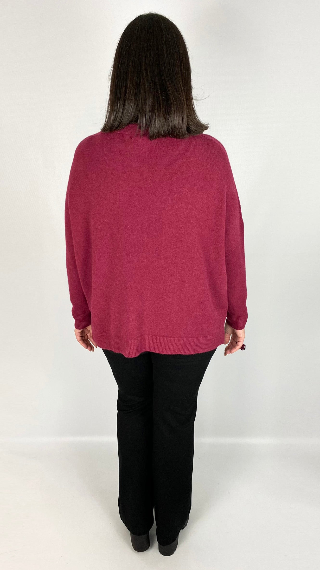 Thick ribbed v-neck jumper (5 Colours)